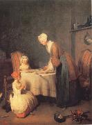 Jean Baptiste Simeon Chardin Saying Grace oil